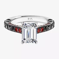 Star Wars Fine Jewelry Darth Vadar" (F / Si2)" Womens 1 1/2 CT. T.W. Lab Grown White Diamond 14K Gold Side Stone Engagement Ring