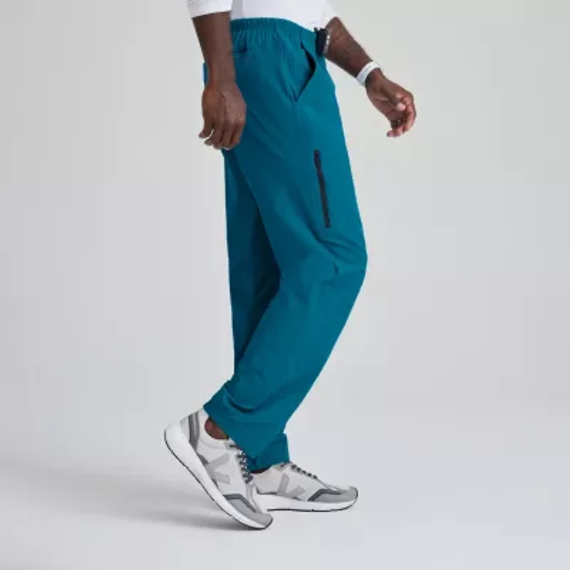 Barco One 0217 Amplify 7-Pocket Zip-Fly Mens Tag Free Stretch Fabric Moisture Wicking Scrub Pant