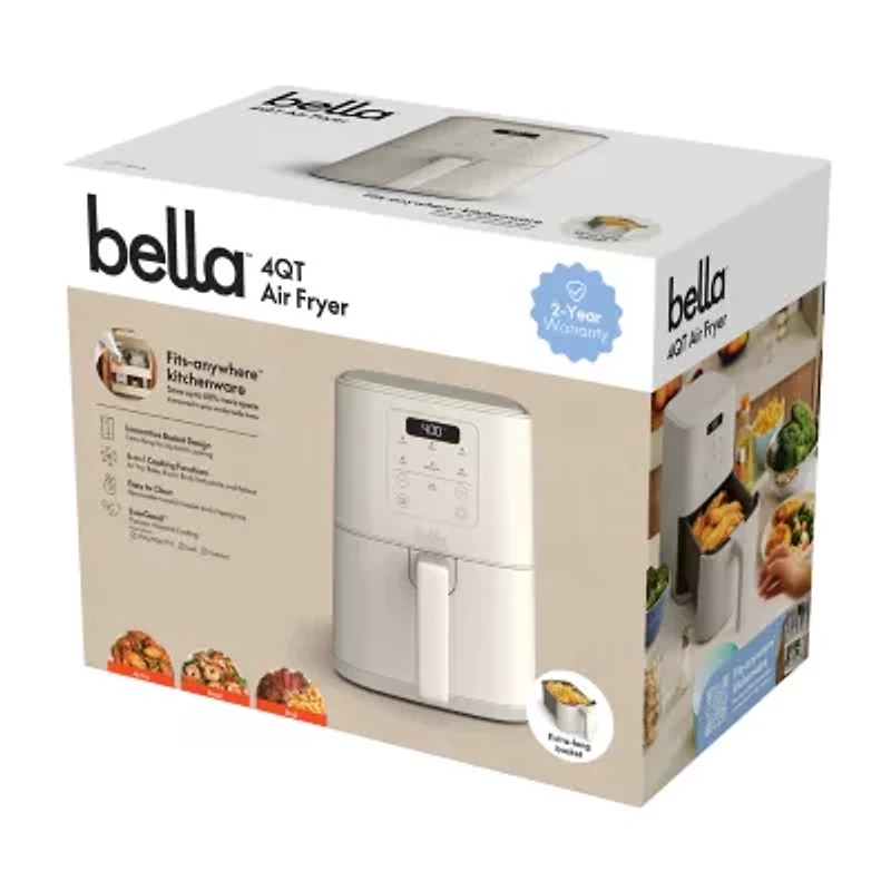 bella 4qt Slim Air Fryer, Fits-anywhere™ kitchenware