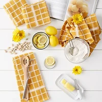 Design Imports Windowpane 4-pc. Terry Dish Cloth Set