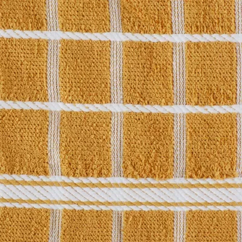 Design Imports Windowpane 4-pc. Terry Dish Cloth Set