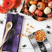 Design Imports Halloween Woven 3-pc. Dish Cloth Set
