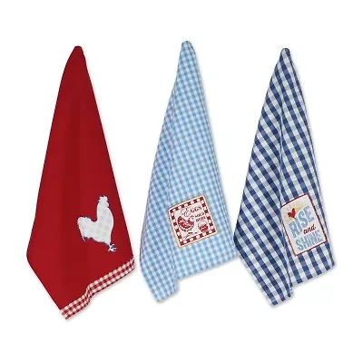 Design Imports Rise and Shine 3-pc. Dish Cloth Set