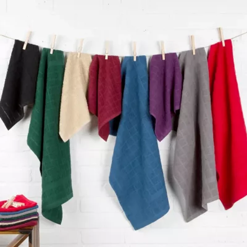 Design Imports Windowpane 4-pc. Terry Dish Cloth Set