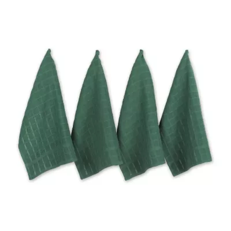 Design Imports Windowpane 4-pc. Terry Dish Cloth Set