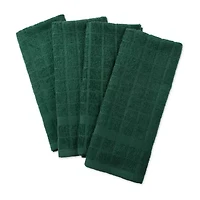Design Imports Windowpane 4-pc. Terry Dish Cloth Set