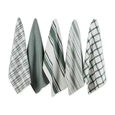 Design Imports 5-pc. Assorted Woven Dish Cloth Set