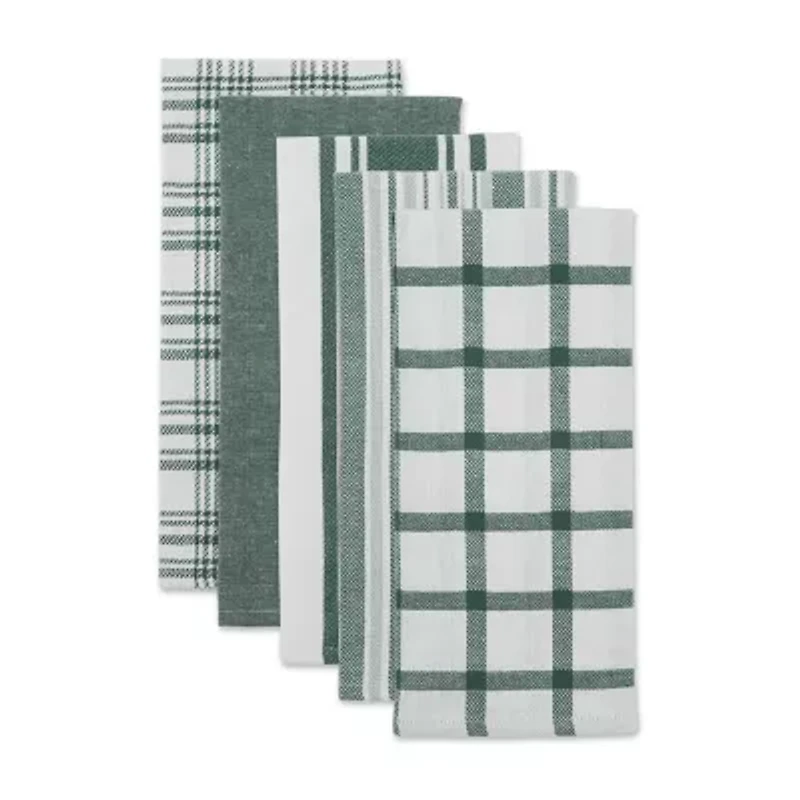Design Imports 5-pc. Assorted Woven Dish Cloth Set