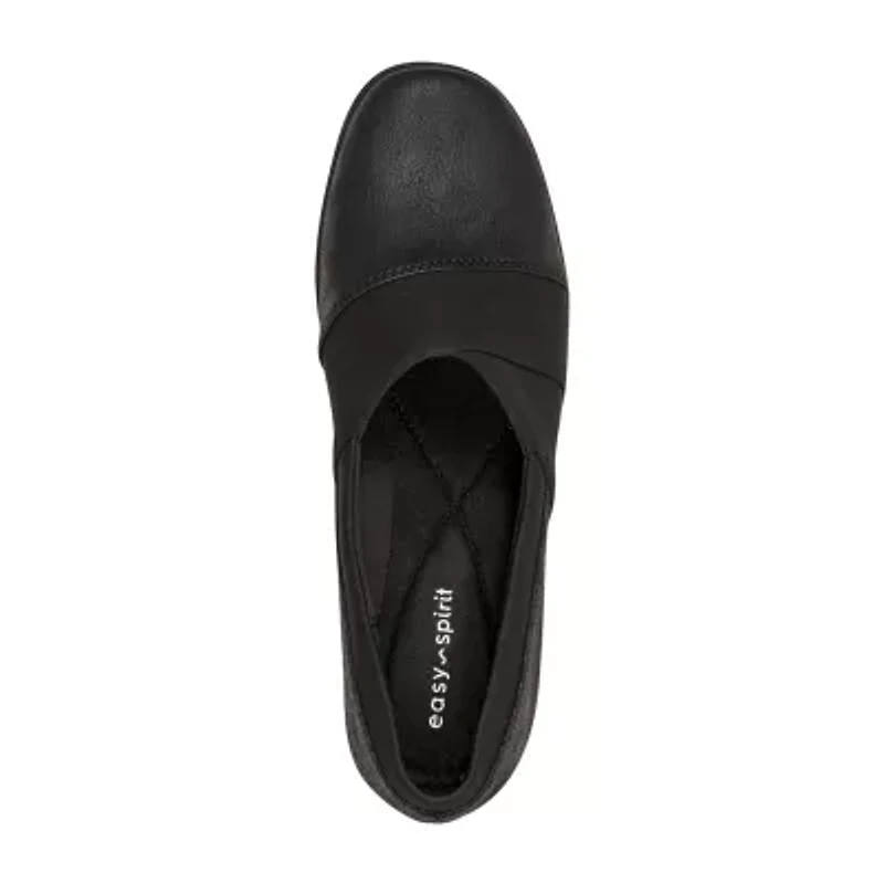 Easy Spirit Alania Womens Square Closed Toe Slip-On Shoe