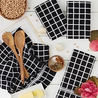 Design Imports Windowpane 4-pc. Terry Dish Cloth Set