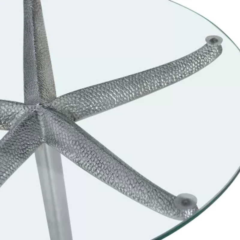 Sibley Glass End Table Side Table