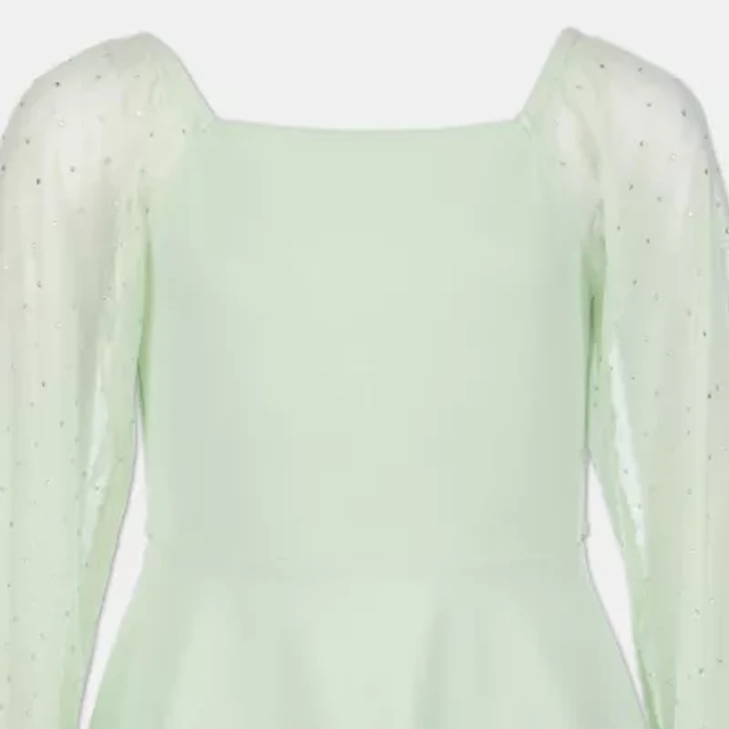 Speechless Big Kid Girls Long Sleeve Skater Dress