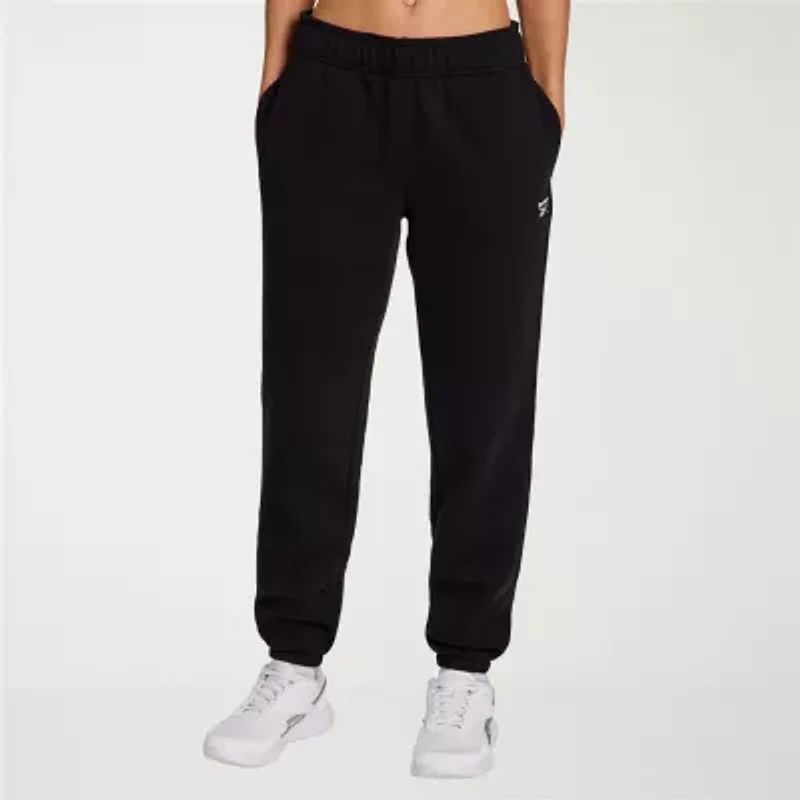 Reebok Womens High Rise Fleece Active Jogger Pant