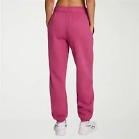 Reebok Womens High Rise Fleece Active Jogger Pant