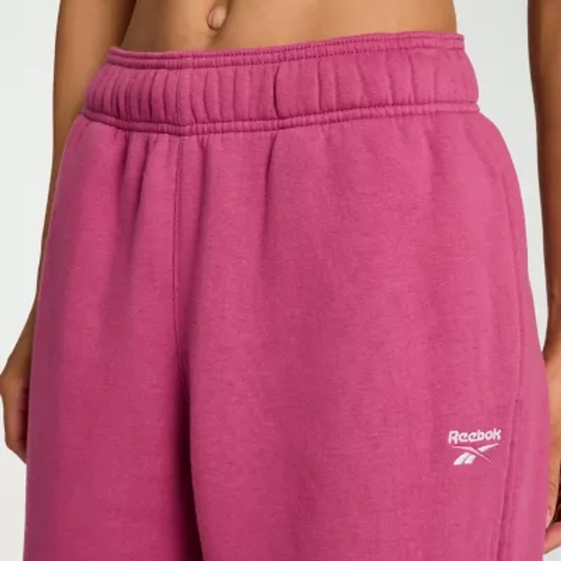 Reebok Womens High Rise Fleece Active Jogger Pant