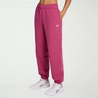 Reebok Womens High Rise Fleece Active Jogger Pant