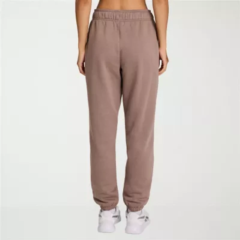 Reebok Womens High Rise Fleece Active Jogger Pant