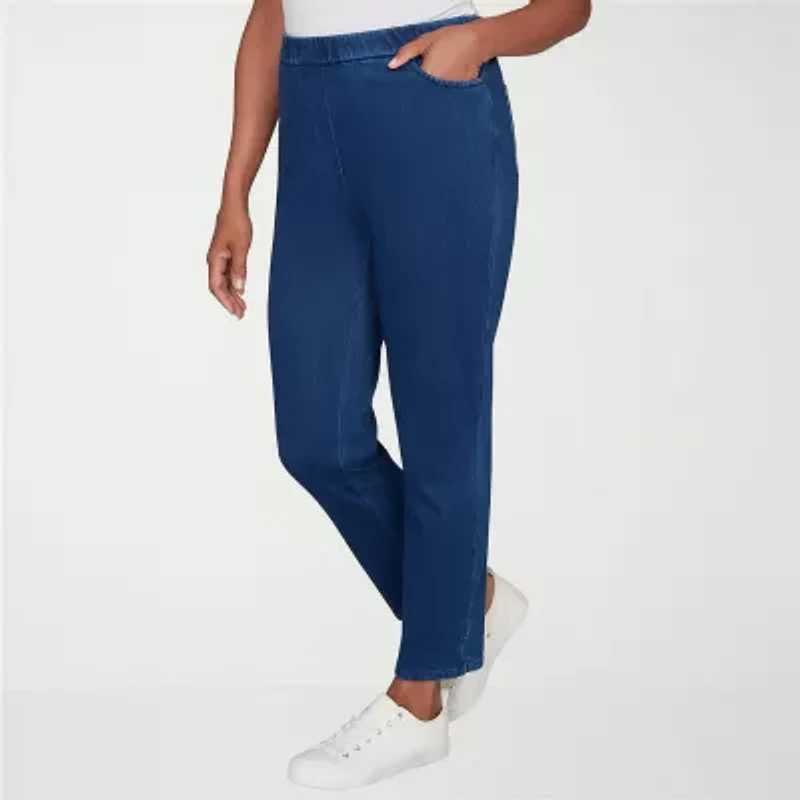 Alfred Dunner Sunset Canyon Womens Straight Pull-On Pant