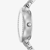 Relic By Fossil Chloi Womens Silver Tone Bracelet Watch Zr37310