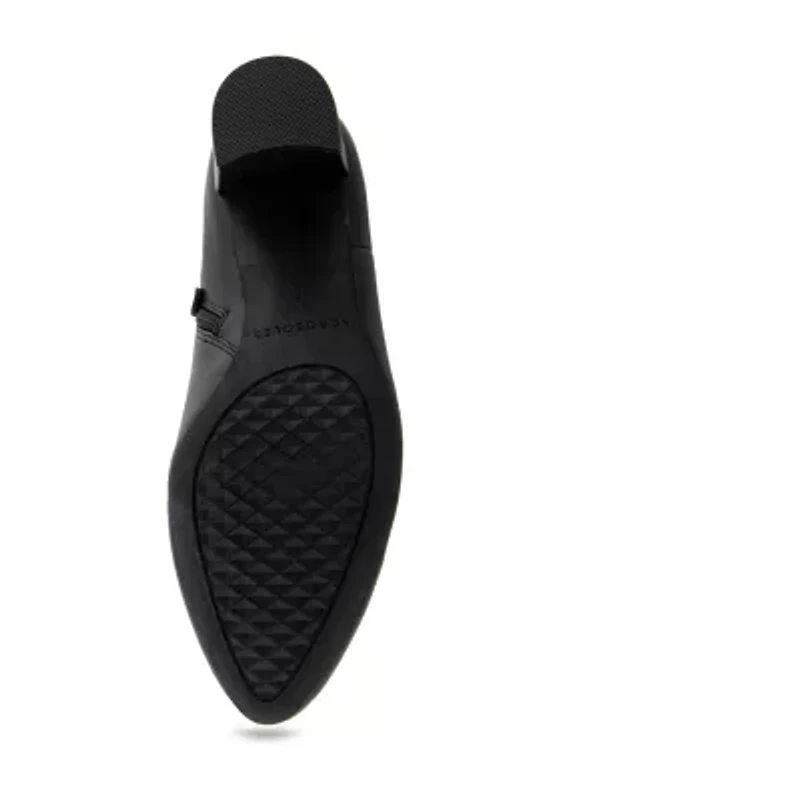 Aerosoles Womens Bree Block Heel Booties