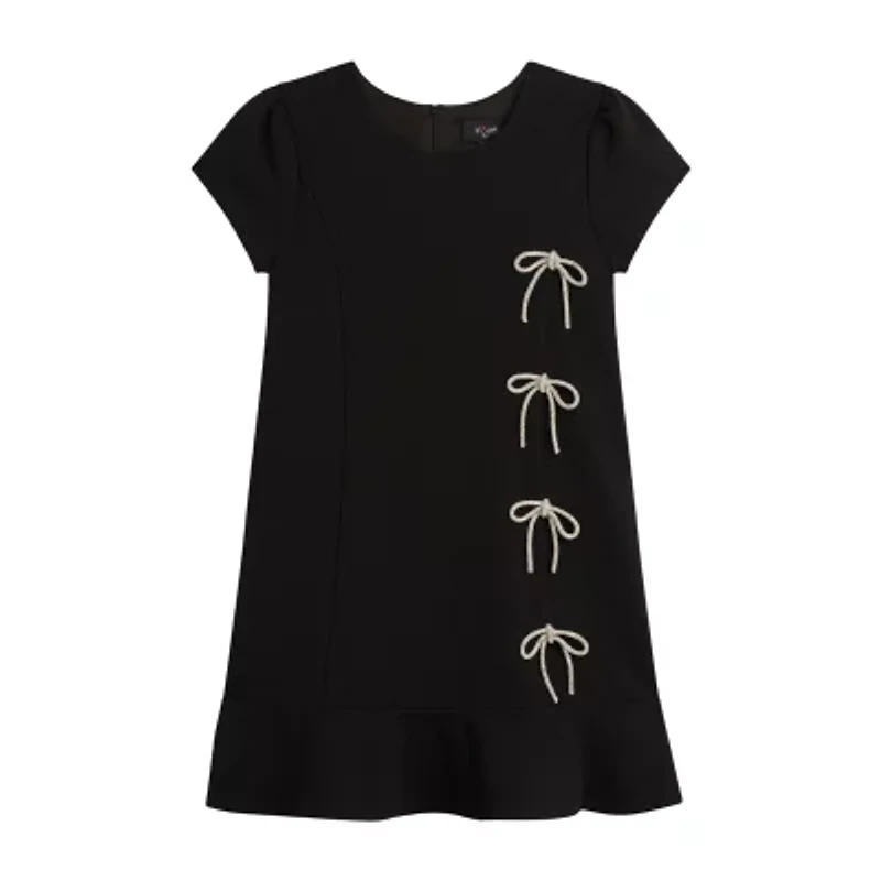 Byer California Big Kid Girls Short Sleeve A-Line Dress