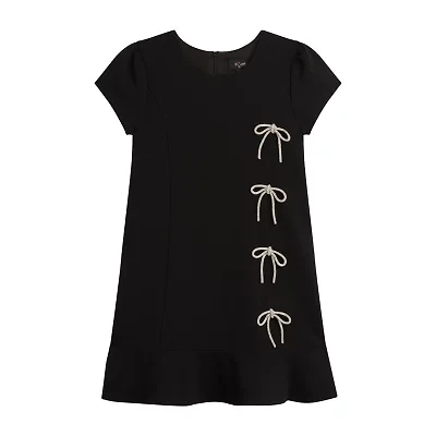 Byer California Big Kid Girls Short Sleeve A-Line Dress