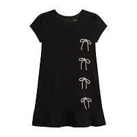 Byer California Big Kid Girls Short Sleeve A-Line Dress