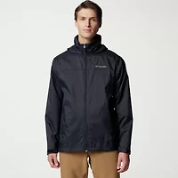 Columbia Mens Hooded Waterproof Lightweight Raincoat