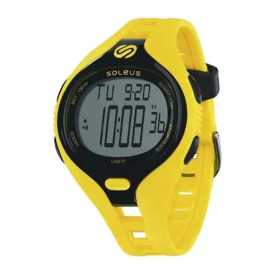 Soleus Dash Mens Yellow Digital Running Watch