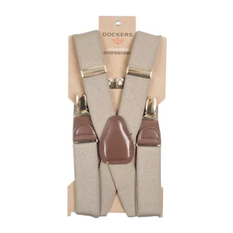 Dockers® Men's Stretch X-Back Suspenders with Adjustable Straps