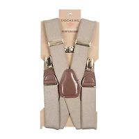 Dockers® Men's Stretch X-Back Suspenders with Adjustable Straps