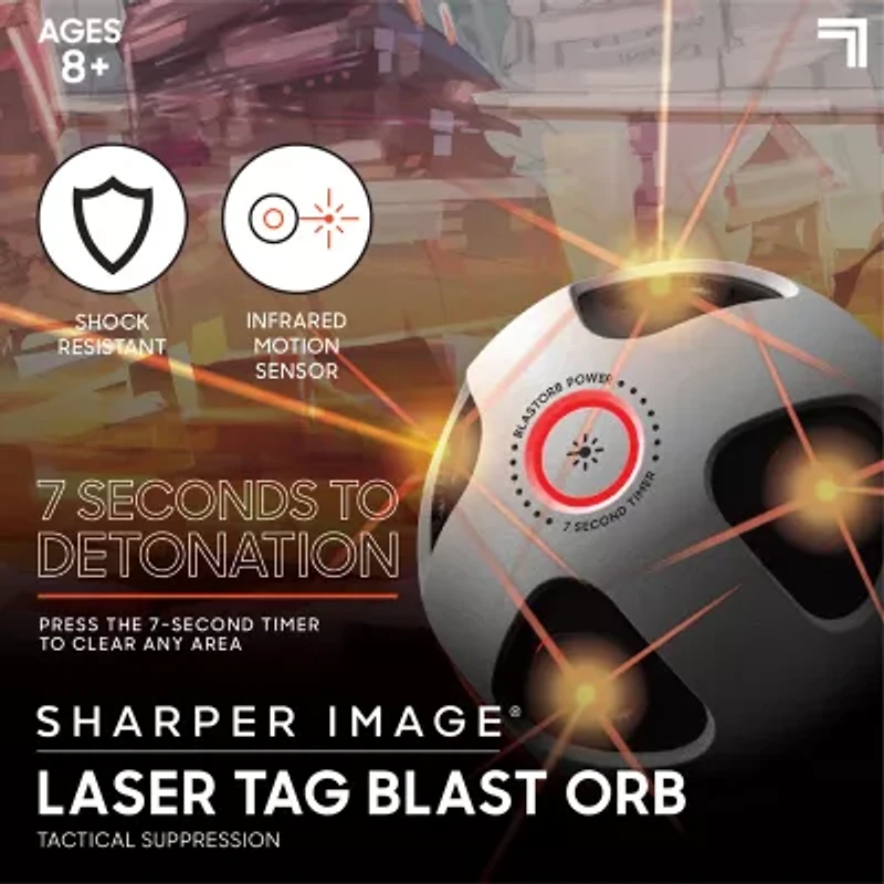 Sharper Image Motion Detecting Laser Grenade Self-Detonating Infrared Bomb with Booby Trap Mode