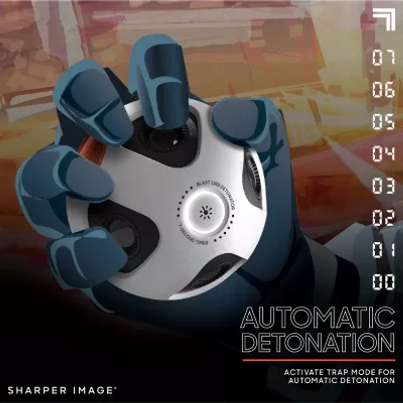 Sharper Image Motion Detecting Laser Grenade Self-Detonating Infrared Bomb with Booby Trap Mode