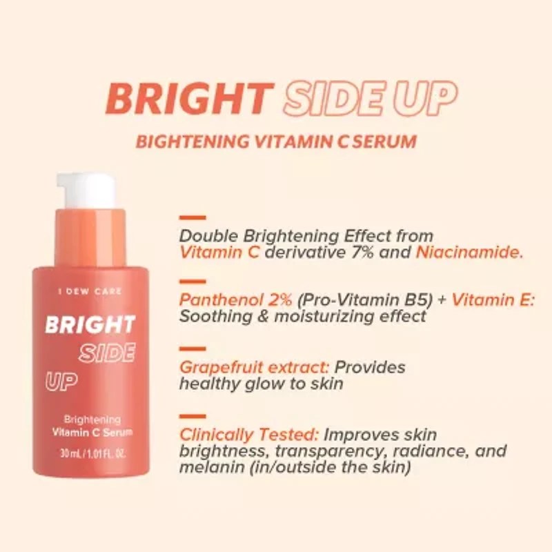 I Dew Care Bright Side Up Vit C Serum Face Treatment