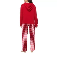 North Pole Trading Co. Team Santa Womens Long Sleeve 2-pc. Maternity Pajama Sets