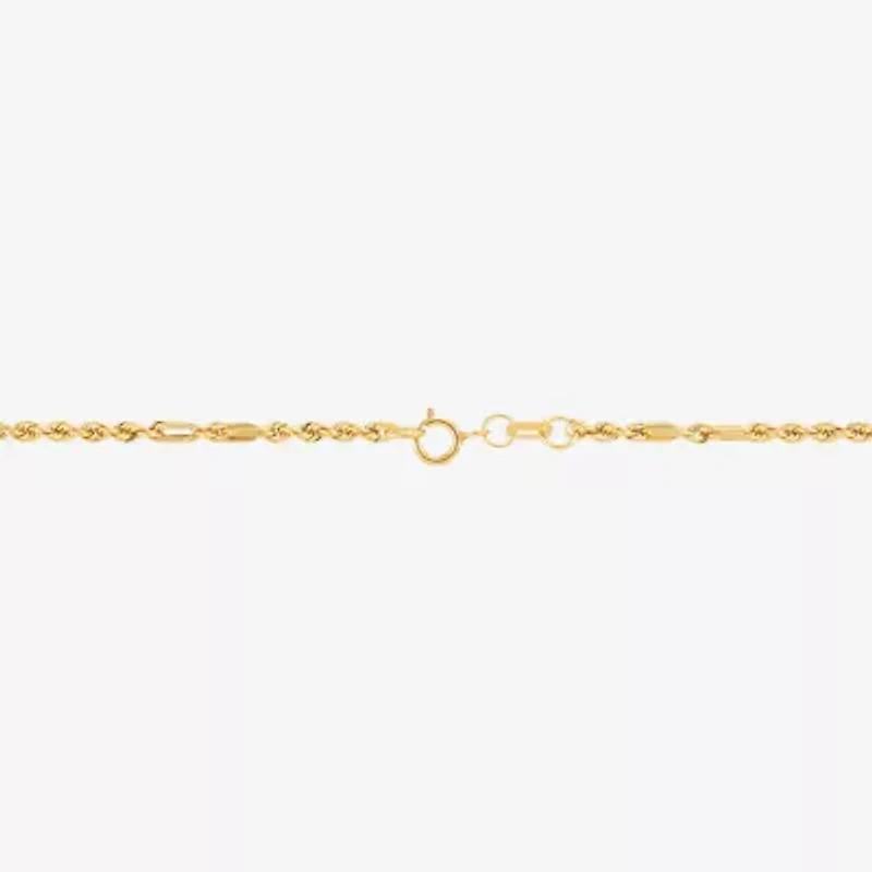 Womens 14K Gold 20 Inch Link Necklace