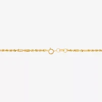 Womens 14K Gold 20 Inch Link Necklace