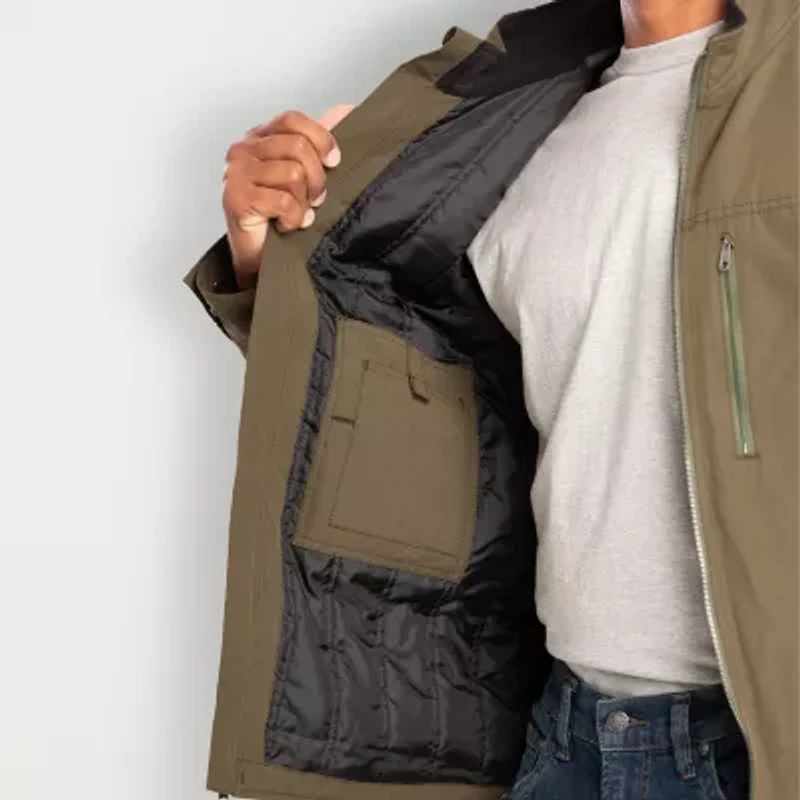 Berne Highland Quilt-Lined Micro-Duck Mens Lightweight Big and Tall Work Jacket