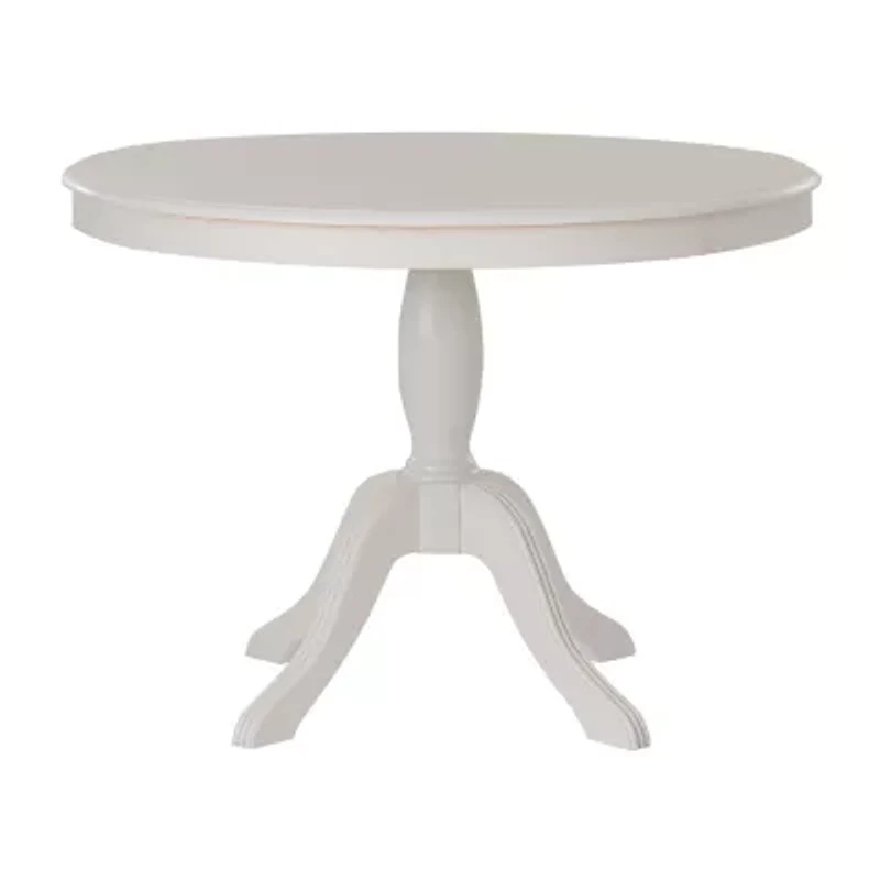 Newbern Round Wood-Top Dining Table