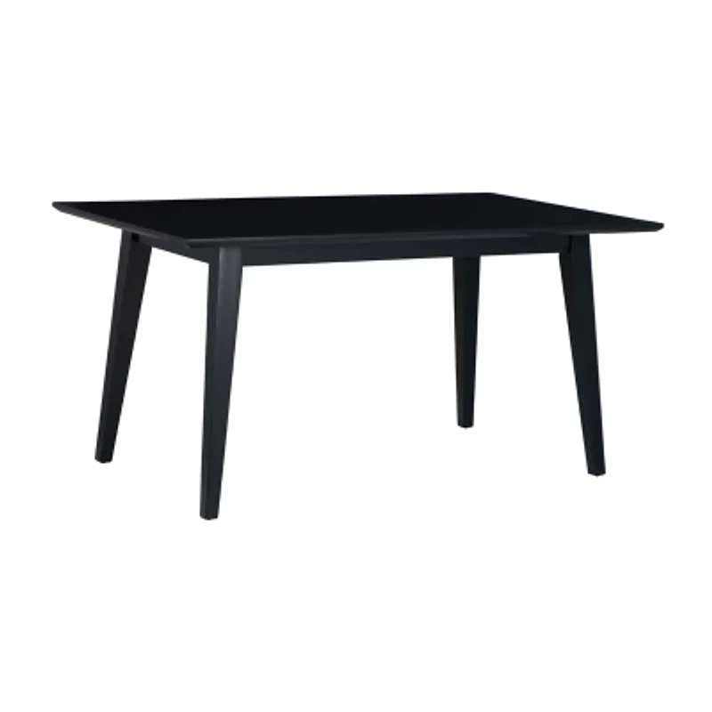 Charlet Rectangular Wood-Top Dining Table