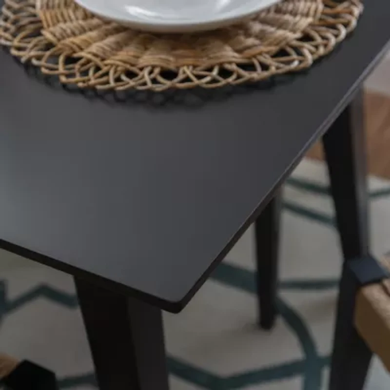 Charlet Rectangular Wood-Top Dining Table