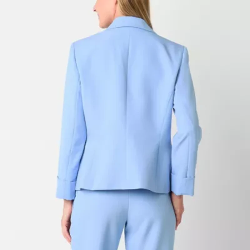 Black Label by Evan-Picone Womens Classic Fit Suit Jacket