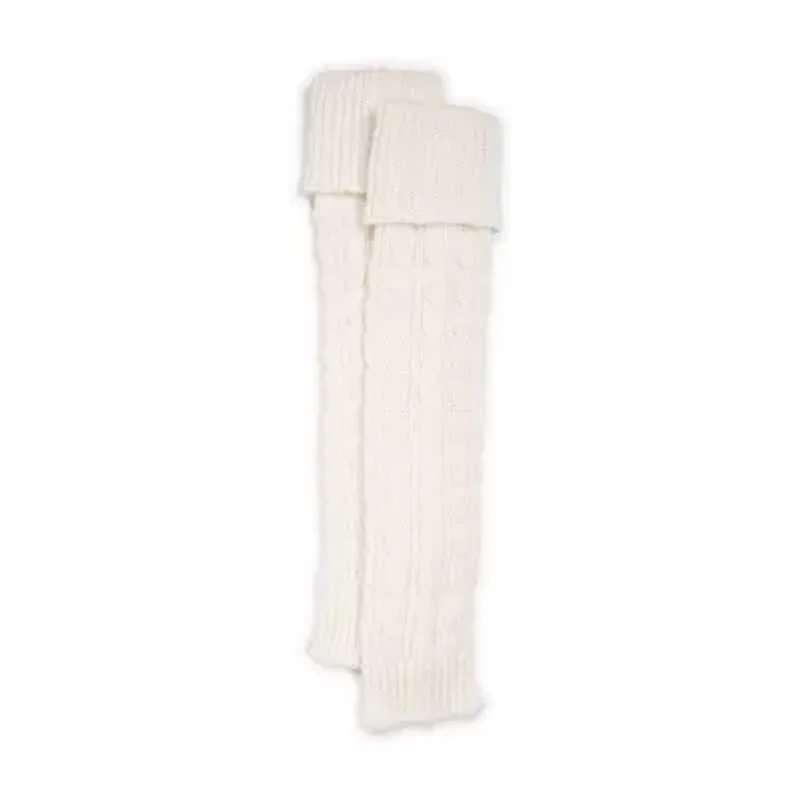 Muk Luks Tall Cabled Womens 1 Pair Leg Warmers