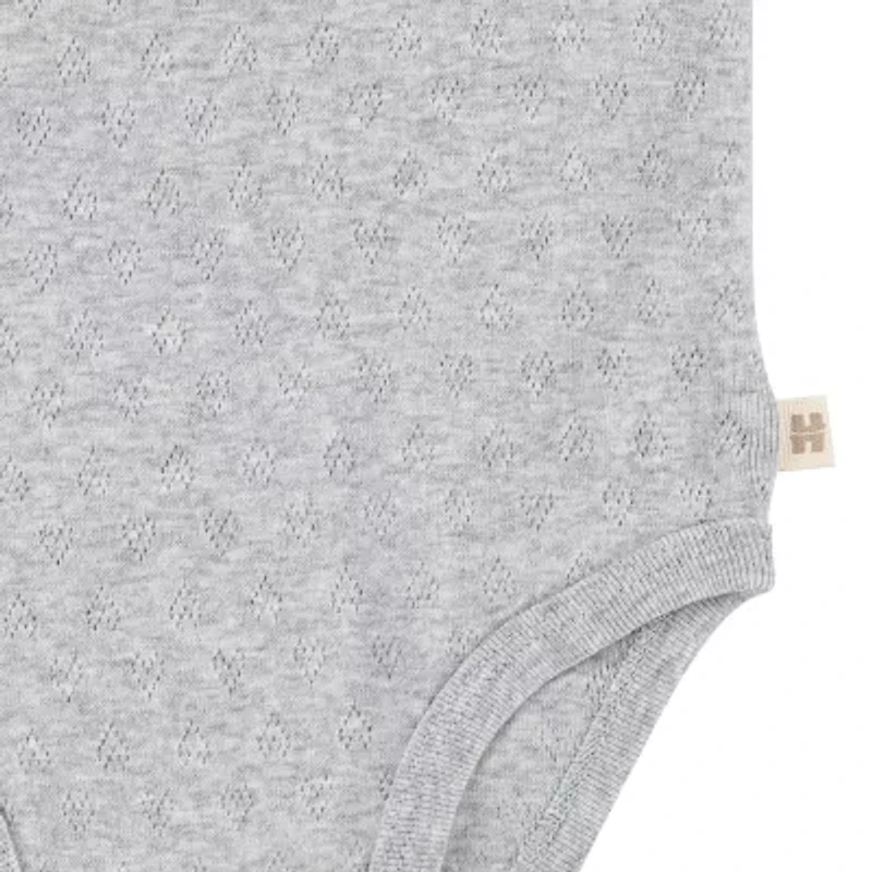 Huggies Baby Girls Crew Neck Short Sleeve 3-pc. Bodysuit
