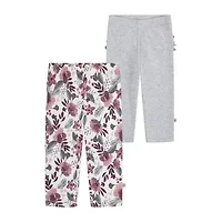 Huggies Baby Girls Mid Rise Straight Regular Fit Pull-On Pant