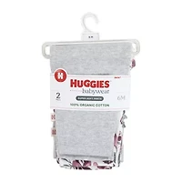 Huggies Baby Girls Mid Rise Straight Regular Fit Pull-On Pant
