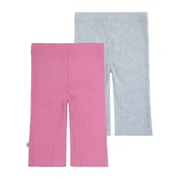 Huggies Baby Girls Mid Rise Flare Regular Fit Pull-On Pant