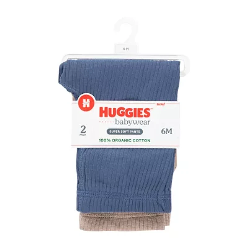 Huggies Baby Boys Mid Rise Cinched Regular Fit Pull-On Pant