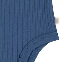 Huggies Baby Boys Crew Neck Long Sleeve Rib 2-pc. Bodysuit
