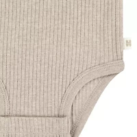Huggies Baby Boys Crew Neck Short Sleeve Rib 3-pc. Bodysuit